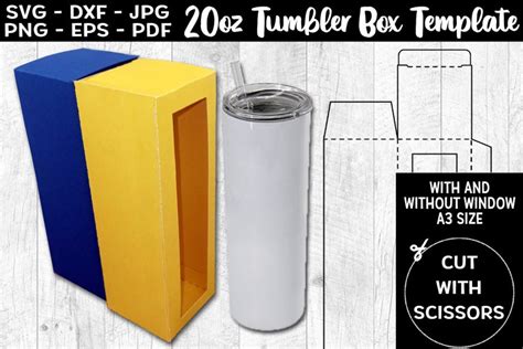 Tumbler Box Template
